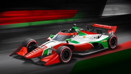 La livrea provvisoria del team Prema al debutto in IndyCar nel 2025