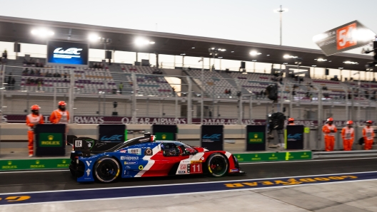 11 VERNAY Jean-Karl (fra), SERRAVALLE Antonio (can), BENNETT Carl (tha), Isotta Fraschini, Isotta Fraschini Tipo6-C #11, Hypercar, action in pitlane, during the Qatar Airways Qatar 1812 KM, 1st round of the 2024 FIA World Endurance Championship, from February 29 to March 02, 2024 on the Losail International Circuit in Lusail, Qatar - Photo Javier Jimenez / DPPI