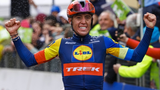 Tour of the Alps 2024 - 47th Edition - 3rd stage Schwaz - Schwaz 124,8 km - 17/04/2024 - Juan Pedro Lopez (ESP - Lidl - Trek) - photo Roberto Bettini/SprintCyclingAgency©2024