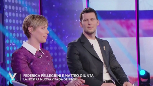 Federica Pellegrini e Matteo Giunta a Verissimo