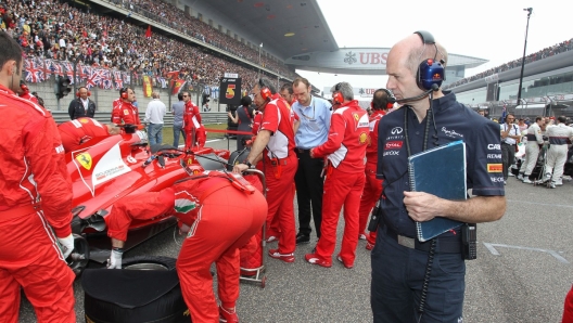 © Photo4 / LaPresse
15/4/2010 Shanghai, China
Sport 
Chinese Grand Prix, Shanghai 12-15 April 2012
In the pic: Adrian Newey (GBR), Red Bull Racing , Technical Operations Director