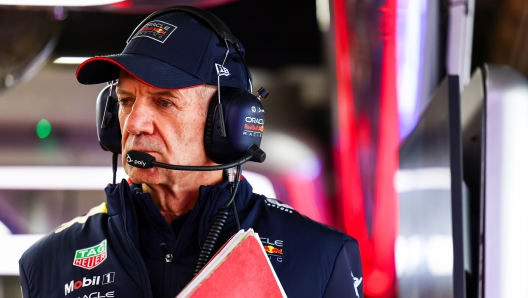 SUZUKA, JAPAN - APRIL 05: Adrian Newey, the Chief Technical Officer of Oracle Red Bull Racing looks on in the garage during practice ahead of the F1 Grand Prix of Japan at Suzuka International Racing Course on April 05, 2024 in Suzuka, Japan. (Photo by Mark Thompson/Getty Images)