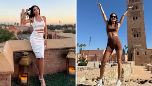 Elisabetta Gregoraci e Giulio Fratini innamorati a Marrakech