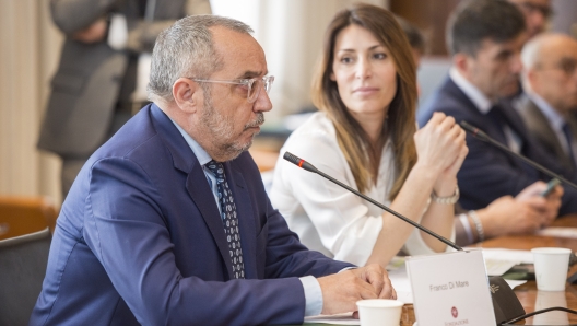 Foto Valentina Stefanelli /LaPresse 3 Maggio 2023 Roma, Italia - Cronaca -Roma, Roma, Tavola rotonada alla Sapienza "Tutela, Sviluppo e Sicurezza del tessuto Produttivo". Nella foto Franco di Mare Direttore Rai Tre - Roma, Tavola rotonada alla Sapienza "Tutela, Sviluppo e Sicurezza del tessuto Produttivo" - fotografo: Stefanelli/Lapresse