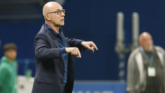 Sassuolo's coach Davide Ballardini during the Italian Serie A soccer match US Sassuolo vs FC Inter at Mapei Stadium in Reggio Emilia, Italy, 4 May 2024. ANSA /ELISABETTA BARACCHI