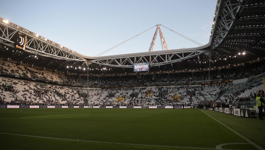 Juventus Stadium overview before the Coppa Italia Semi-final (leg 1of 2)  soccer match between Juventus and Lazio at the Allianz Stadium in Torino, north west Italy - Tuesday, April 02, 2024 - Sport - Soccer  (Photo by Marco Alpozzi/Lapresse)