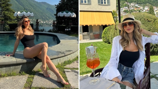 Diletta Leotta in vacanza con Loris e Aria prima del matrimonio