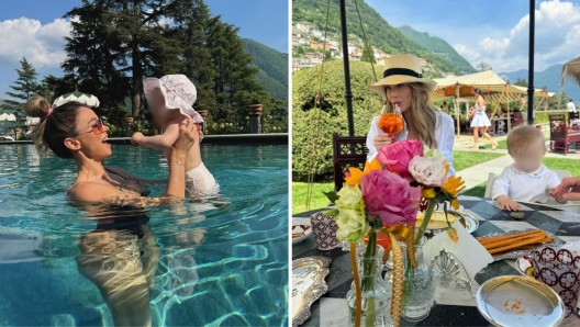 Diletta Leotta in vacanza con Loris e Aria prima del matrimonio