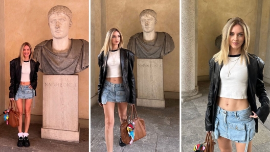 Chiara Ferragni e le frecciatine a Fedez: il selfie con Napoleone e il tacco 15