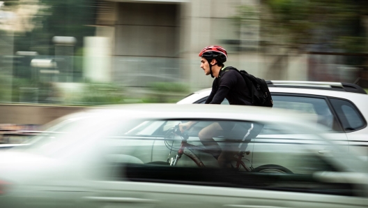 Un ciclista urbano