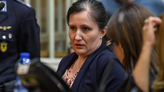 Limputata Alessia Pifferi alla Sentenza Processo in Assise per aver lasciato morire di stenti la figlia  - Lunedì 13 Maggio 2024  (Foto Claudio Furlan/Lapresse)    Defendant Alessia Pifferi at Sentencing Trial in Assize for letting her daughter die of hardship - Monday, May 13, 2024  (Photo Claudio Furlan/Lapresse)   - sentenza processo pifferi - fotografo: furlan