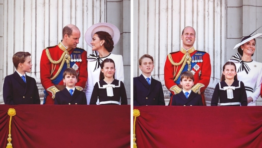 William e Kate con i figli