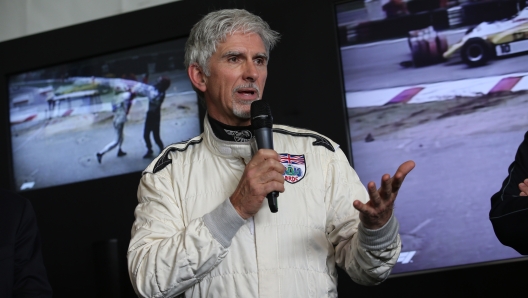 © Photo4 / LaPresse
12/04/2019 Shanghai, China
Sport 
Grand Prix Formula One China 2019
In the pic: Official 1000th F1 Gp Poster presentation,  Damon Hill (GBR) 1996 F1 World Champion