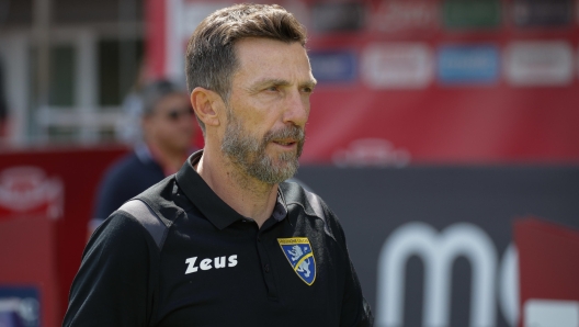 Frosinone's coach Eusebio Di Francesco prior to the Italian Serie A soccer match between AC Monza and Frosinone at U-Power Stadium in Monza, Italy, 19 May 2024. ANSA / ROBERTO BREGANI