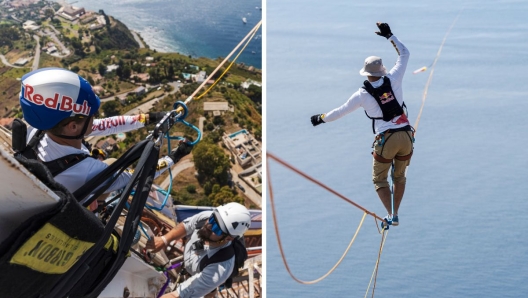 Slackline Jaan Rose Stretto di Messina