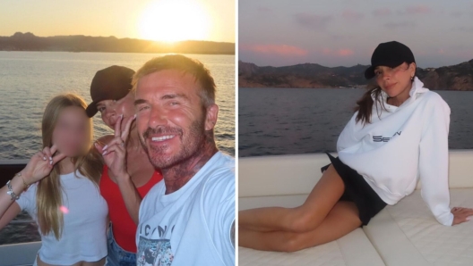 David e Victoria Beckham, le foto social della vacanza in Italia coi figli