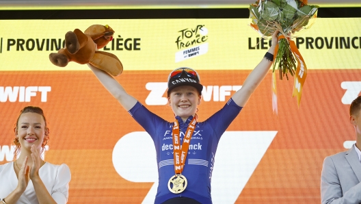 Tour de France Femmes 2024 - 3rd Edition - 4th stage Valkenburg - Liège 122,7 km - 14/08/2024 - Puck Pieterse (NED - Fenix - Deceuninck) - photo Rafa Gomez/SprintCyclingAgency©2024