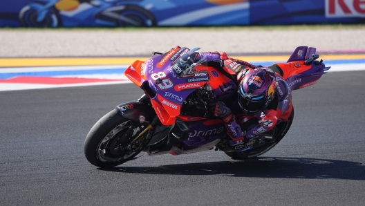 Foto Alessandro La Rocca/LaPresse 07-09-2024,     Sport-Motociclismo-Motomondiale 2024 Gran Premio Gran Premio Red Bull di San Marino e della Riviera di Rimini  - Misano World Circuit Marco Simoncelli - Qualifiche nella foto:Jorge Martin -Ducati -Pramac  Photo Alessandro La Rocca/ LaPresse 2024 07 september,     Sport-Motorcycling- Motomondiale 2024  Gran Premio Gran Premio Red Bull di San Marino e della Riviera di Rimini - Misano World Circuit Marco Simoncelli - Q1 - Q2 - in the photo: Jorge Martin -Ducati -Pramac