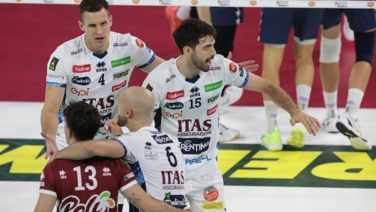 VOLLEY PALLAVOLO. LEGAVOLLEY semifinali Del Monte Supercoppa 2024. Itas Trentino - Vero Volley Monza