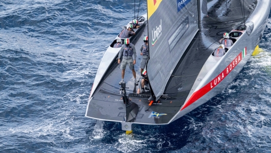 September 18, 2024. Louis Vuitton Cup, Semi Finals Race Day 4. LUNA ROSSA PRADA PIRELLI TEAM