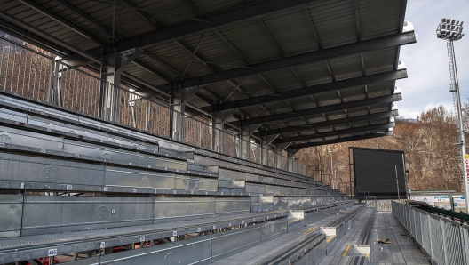 Foto Alessandro Eccel/LaPresse 31 gennaio 2024 Trento Cronaca Presentazione della nuova copertura della curva Mayr Stadio Briamasco - PRESENTAZIONE COPERTURA CURVA MAYR BRIAMASCO - fotografo: Alessandro Eccel