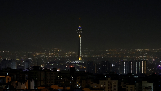 A general view of Tehran after several explosions were heard in Tehran on October 26, 2024. Israel announced the launch of "precise strikes" on military targets in Iran on October 26, 2024, in retaliation for attacks against it, as Iranian state media reported several explosions around the capital. Iranian state TV said October 26, 2024, "strong explosions" were heard around the capital Tehran, without specifying the cause of the blasts. (Photo by ATTA KENARE / AFP)