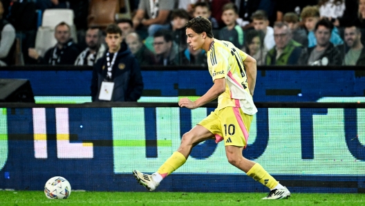 UDINE, ITALY - NOVEMBER 2: Kenan Yildiz of Juventus during the Serie A match between Udinese and Juventus at Stadio Friuli on November 2, 2024 in Udine, Italy. (Photo by Daniele Badolato - Juventus FC/Juventus FC via Getty Images)