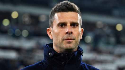 TURIN, ITALY - NOVEMBER 09: Thiago Motta, Head Coach of Juventus, looks on prior to the Serie A match between Juventus and Torino at Juventus Stadium on November 09, 2024 in Turin, Italy. (Photo by Valerio Pennicino/Getty Images)