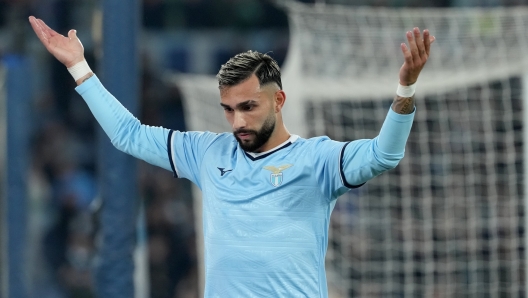 Lazio’s Taty Castellanos during the Serie A EniLive soccer match between Lazio and Cagliari at the Rome's Olympic stadium, Italy - Monday  November 04, 2024 - Sport  Soccer ( Photo by Alfredo Falcone/LaPresse )