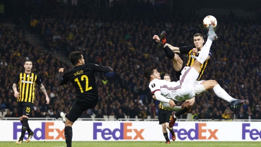 Partita AEK Atene vs Milan allo Stadio Olimpico Spyros Louis.