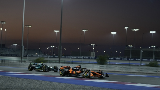 during practice at the Lusail International Circuit in Lusail, Qatar, ahead of the Qatar Formula One Grand Prix, Friday, Nov. 29, 2024. (AP Photo/Altaf Qadri)