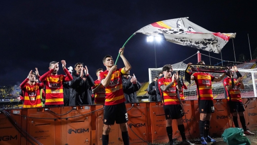 benevento audace cerignola 1-1 fine gara (foto saverio minicozzi)