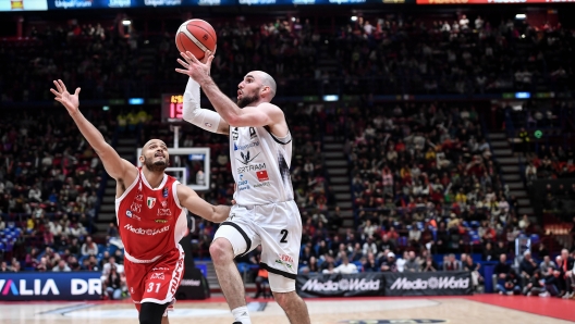 Tommy Kuhse, Ismael Kamagate EA7 Emporio Armani Olimpia Milano - Bertram Yachts Derthona Tortona Basket LBA Legabasket Serie A Unipol 2024/2025 9^ giornata  Milano, 01/12/2024 Foto ClaudioDegaspari // Ciamillo-Castoria