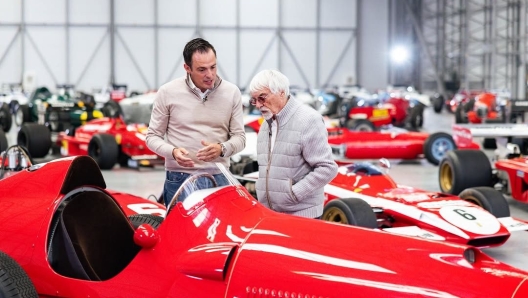 Tom Hartley Junior con Bernie Ecclestone