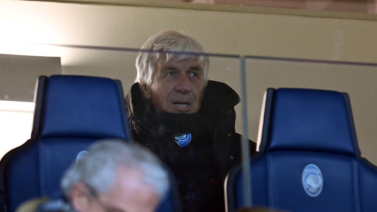 Atalanta's coach Gian Piero Gasperini during the Italian Serie A soccer match Atalanta BC vs AC Milan at the Gewiss Stadium in Bergamo, Italy, 6 December 2024. ANSA/MICHELE MARAVIGLIA