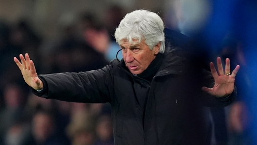 Atalantas head coach Gian Piero Gasperini during the Uefa Champions League soccer match between Atalanta BC and Real Madrid at Gewiss Stadium in Bergamo, north Italy - Tuesday , December 10 , 2024. Sport - Soccer . (Photo by Spada/LaPresse)