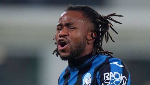 Atalanta?s Ademola Lookman during the Uefa Champions League soccer match between Atalanta and Real Madrid  a at the Gewiss Stadium in Bergamo, north Italy - Tuesday , December  10  , 2024. Sport - Soccer . (Photo by Spada/LaPresse)