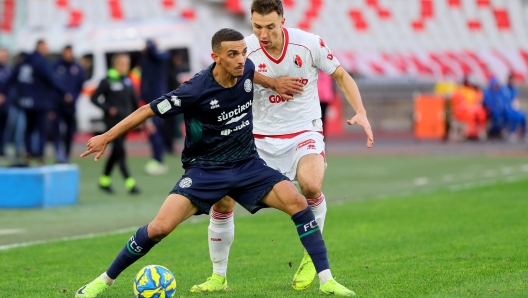 Lorenzo Sgarbi durante la partita tra Bari vs Sudtiroldel Campionato italiano di calcio Serie BKT 2024/2025 - Stadio San Nicola, Bari, Italia - 21  Dicembre 2024 - Sport (foto di Donato Fasano/LaPresse)