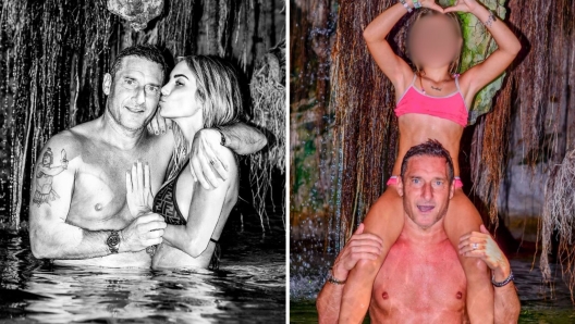 Francesco Totti e Noemi Bocchi, vacanze a Santo Domingo con tutti i figli