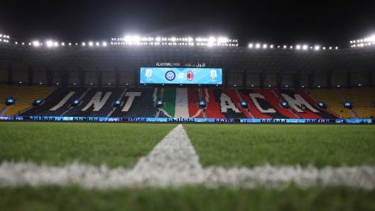 RIYADH, SAUDI ARABIA - JANUARY 06:  A general view inside the stadium before the Italian Super Cup Final match between FC Internazionale and AC Milan at  Al- Awwal Park Stadium on January 06, 2025 in Riyadh, Saudi Arabia. (Photo by Claudio Villa/AC Milan via Getty Images)