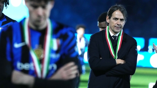 Inter Milans head coach Simone Inzaghi after the EA Sports FC italian Supercup 2024/2025 final match between Internazionale and Milan at Al-Awwal Park Stadium in Riyadh, Saudi Arabia - Sport, Soccer -  Monday January 6, 2025 (Photo by Alfredo Falcone/LaPresse)