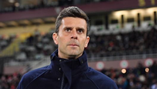 Juventus coach Thiago Motta gesture during the italian Serie A soccer match Torino FC vs Juventus FC at the Olimpico Grande Torino Stadium in Turin, Italy, 11 January 2025 ANSA/ALESSANDRO DI MARCO