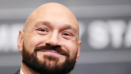 (FILE PHOTO) Heaveyweight Boxer Tyson Fury Announces Retirement LONDON, ENGLAND - MARCH 01: Tyson Fury reacts during the Tyson Fury v Dillian Whyte press conference at Wembley Stadium on March 01, 2022 in London, England. (Photo by James Chance/Getty Images)