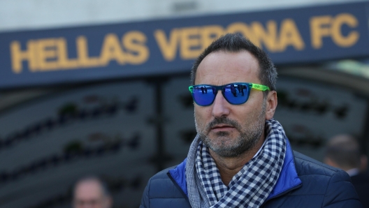 Verona's president Maurizio Setti during the Italian Serie A match between Hellas Verona and Ac Milan at Bentegodi Stadium. Verona, 25 April 2016. ANSA/FILIPPO VENEZIA