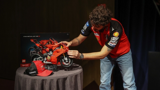 Bologna  Palazzo dei congressi Conferenza stampa Campioni in festa, evento per celebrare la stagione sportiva 2024 di Ducati  Con Claudio Domenicali ad Ducati, Luigi Dall\'Igna direttore generale Ducati Corse, i piloti della MotoGp Jorge Martin (vincitore titolo), Francesco Pecco Bagnaia, Marc Marquez ed Enea Bastianini, i piloti del Team Aruba.it Racing del mondiale Superbike Alvaro Bautista e Nicol Bulega, il campione del mondo WorldSsp Adrian Huertas, il campione italiano Mx1 Alessandro Lupino 3 Dicembre 2024 ( Photo Guido Calamosca / LaPresse )   Bologna  Congress Palace \"Champions in celebration\" press conference, event to celebrate Ducati\'s 2024 sporting season With Claudio Domenicali at Ducati, Luigi Dall\'Igna general director of Ducati Corse, the MotoGP riders Jorge Martin (title winner), Francesco Pecco Bagnaia, Marc Marquez and Enea Bastianini, the riders of the Aruba.it Racing Team of the Superbike World Championship Alvaro Bautista and Nicol Bulega, the WorldSsp world champion Adrian Huertas, the Italian Mx1 champion Alessandro Lupino News - Bologna, Italy - 3, dic 2024 ( Photo Guido Calamosca / LaPresse )