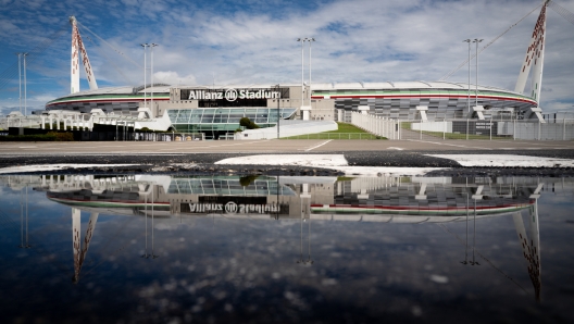 TURIN, ITALY - AUGUST 27: General view outside the stadium prior to the Serie A TIM match between Juventus and Bologna FC at Allianz Stadium on August 27, 2023 in Turin, Italy. (Photo by Daniele Badolato - Juventus FC/Juventus FC via Getty Images)