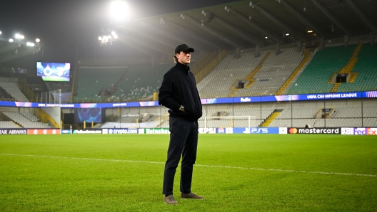 BRUGES, BELGIUM - JANUARY 20: Dusan Vlahovic of Juventus  during the UEFA Champions League 2024/25 League Phase MD7 Walk Around at Jan Breydelstadion on January 20, 2025 in Bruges, Belgium. (Photo by Daniele Badolato - Juventus FC/Juventus FC via Getty Images)