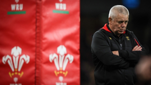 Wales' New Zealand head coach Warren Gatland reacts prior to the Autumn Nations Series International rugby union test match between Wales and South Africa at the Principality Stadium, in Cardiff on November 23, 2024. (Photo by Adrian Dennis / AFP) / RESTRICTED TO EDITORIAL USE -use in books subject to Welsh Rugby Union (WRU) approval