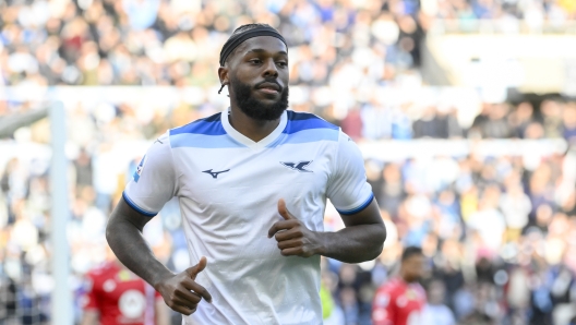 Lazios Nuno Tavares during the Serie A Enilive soccer match between SS Lazio and Monza at the Rome's Olympic stadium, Italy - Sunday, February 09, 2025. Sport - Soccer. (Photo by Fabrizio Corradetti / LaPresse)