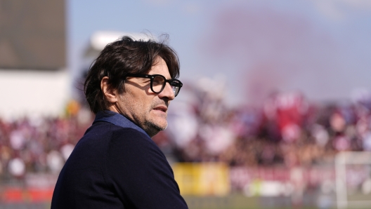 Torino?s head coach Paolo Vanoli during the Serie A soccer match between Monza and Torino Fc at U-Power Stadium in Monza, North Italy - March 2, 2025. Sport - Soccer (Photo by Fabio Ferrari/LaPresse)